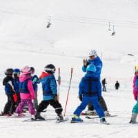 Chile valle nevado esqui criancas