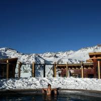 Chile valle nevado piscina