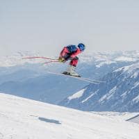 Corralco esquiador voando