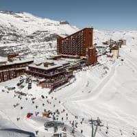 Valle nevado complexo hotel e pistas