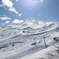 Valle nevado vista pistas de esqui