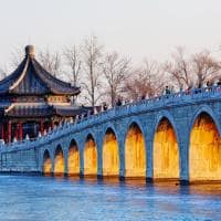 Palácio Verão Yiheyuan Kunming Lake Pequim China