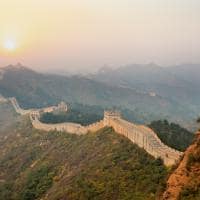 Vista aérea Grande Muralha China