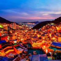 Lights of gamcheon culture village korea tourism organization