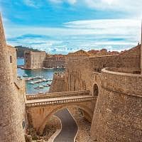 Cidade antiga e porto de Dubrovnik.