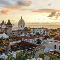Por do sol em cartagena