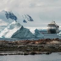 Silversea silver wind antartica vista do navio