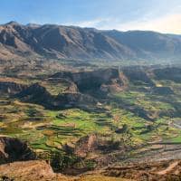 Colca valley is located about 100 kilometers northwest of arequipa peru
