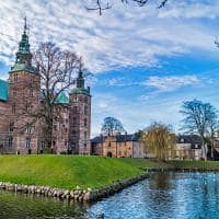 Vista do Castelo Rosenborg - Copenhagen, Dinamarca.