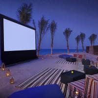 Anantara world island outdoor cinema