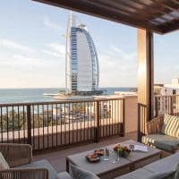 Jumeirah al naseem ocean terrace suite bedroom terrace