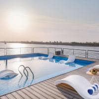 Egito historia boutique hotel nile cruise piscina
