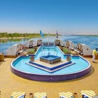 Egito sonesta nile cruise st george deck piscina