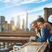 Casal em nova york estados unidos