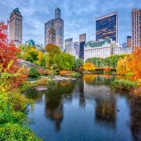 Central park outono nova york estados unidos