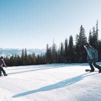 Vail resorts beaver Creek snowboard red buffalo bianca germain