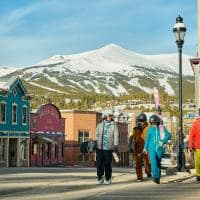 Vail resorts breckenridge esquiadores cidade andrew maguire