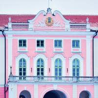 Prédio do Parlamento da Estônia, na capital Taline.
