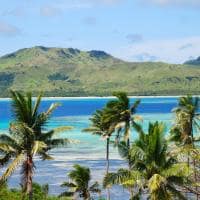 Praia paradisíaca lua de mel Ilhas Fiji
