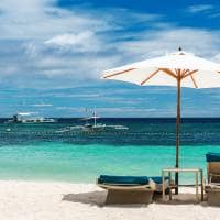 Praia Alona, na ilha de Panglao em Bohol