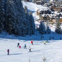 Franca courchevel barriere les neiges pista ski