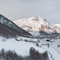 Franca val disere paisagem neve