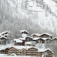 Franca val disere vila sob neve