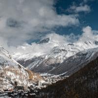 Franca val disere vista do vale