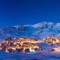 Franca val thorens anoitecendo