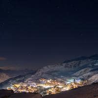 Franca val thorens vista vila noite