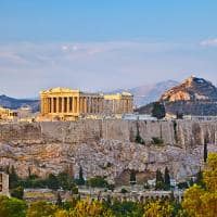 Vista do Parthenon - Atenas, Grécia.