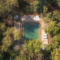 India aman i khas piscina vista aerea