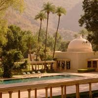 India amanbagh terrace haveli suit pool view