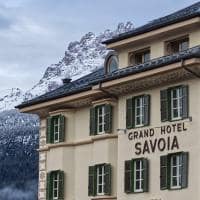 Italia grand hotel savoia cortina dampezzo fachada inverno