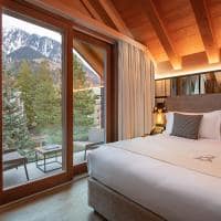 Italia le massif hotel lodge roof top suite quarto