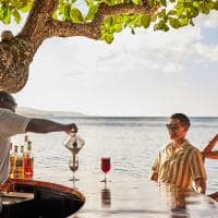 Jamaica round hill hotel and villas beach bar