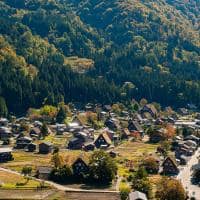 Shirakawago japao gifu japan tourism vista aerea