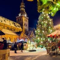 Christmas market in riga latvia