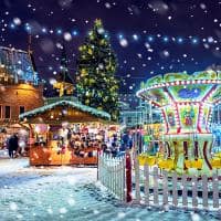 Mercado de natal riga letonia
