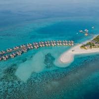 Cora cora maldives vista aerea hotel