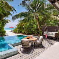 Deluxe beach pool villa niyama private island b