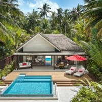 Deluxe family beach pool villas beach