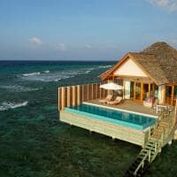 Emerald faarufushi resort exterior superior water villa with pool