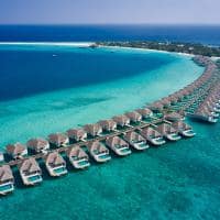 Finolhu maldives vista aerea water villas