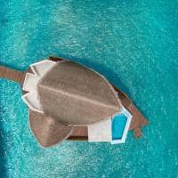 Jw marriott maldives overwater pool villa sunrise