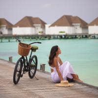 Maldivas sixsenses kanuhura bicicleta