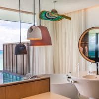 Maldivas somaldives overwaterpoolvilla banheiro