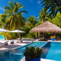 Maldivas velaa private island beach pool house
