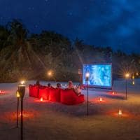 Niyama private islands family movie under the stars