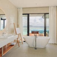 Nova maldives banheiro water villa with pool